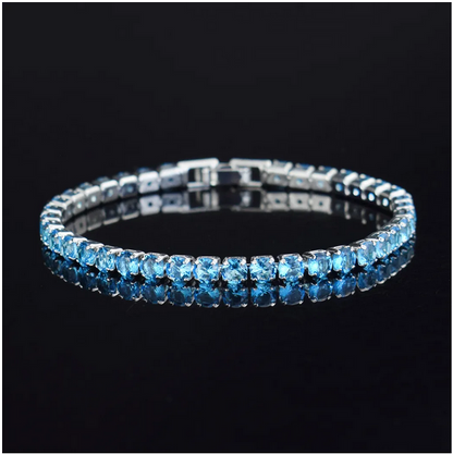 4mm Zircon Tennis Bracelet For Men