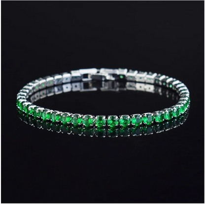 4mm Zircon Tennis Bracelet For Men