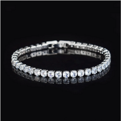 4mm Zircon Tennis Bracelet For Men