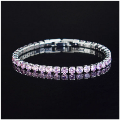 4mm Zircon Tennis Bracelet For Men