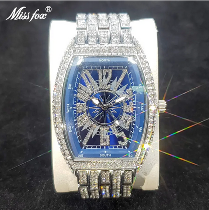 Classic Dial Diamond Watch For Men