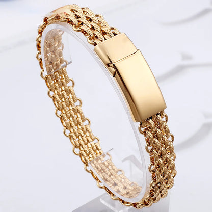 Fashion Men's Luxury Stainless Steel Bracelet