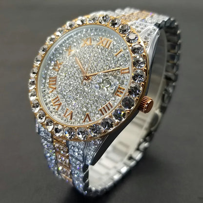 Full Diamond Hip Hop Watches For Men