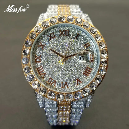 Full Diamond Hip Hop Watches For Men