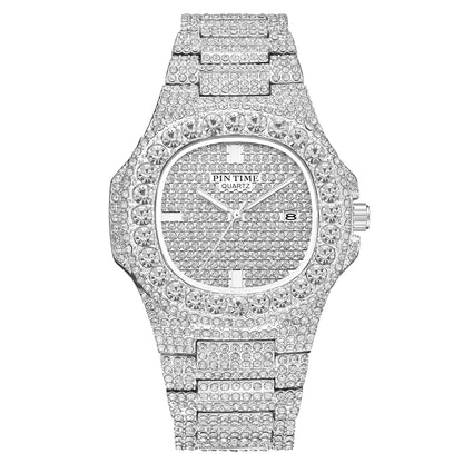 PINTIME Diamond Iced Watch