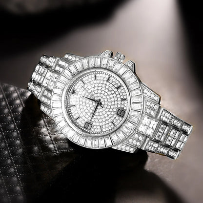 New Fashion Luxury Iced Out Watch for Men and Bracelet