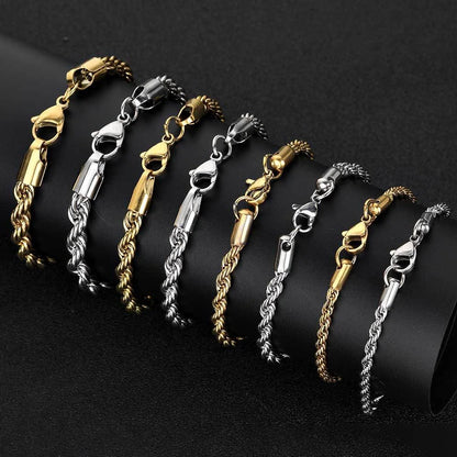 Hip Hop Stainless Steel Bracelet for Men