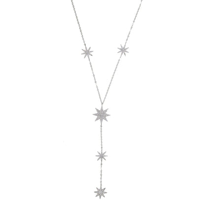 New Arrived Sparking Star Charm Necklaces For Women