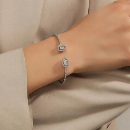 Luxury Geometry Cuff Bangles For Women