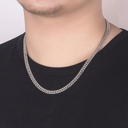 Fashion 925 Sterling Silver Chain and Bracelets for Men