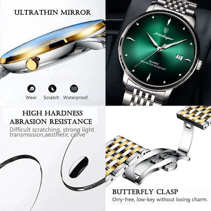 Luxury Luminous Stainless Watch for Men