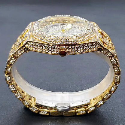 Swiss Geneva Luxury Full Diamond Watches