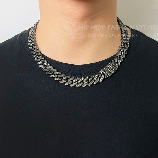 Hip Hop 14 Prong Cuban Link Chain For Men