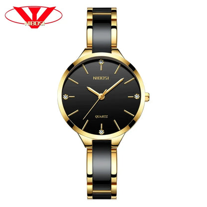 NIBOSI Ceramic Wrist Watch