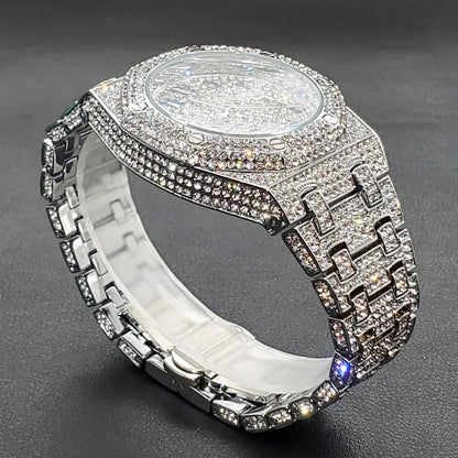 Swiss Geneva Luxury Full Diamond Watches