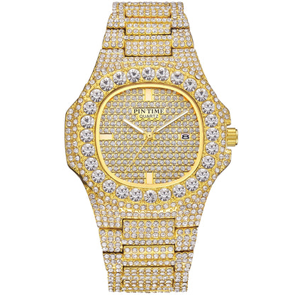 PINTIME Diamond Iced Watch