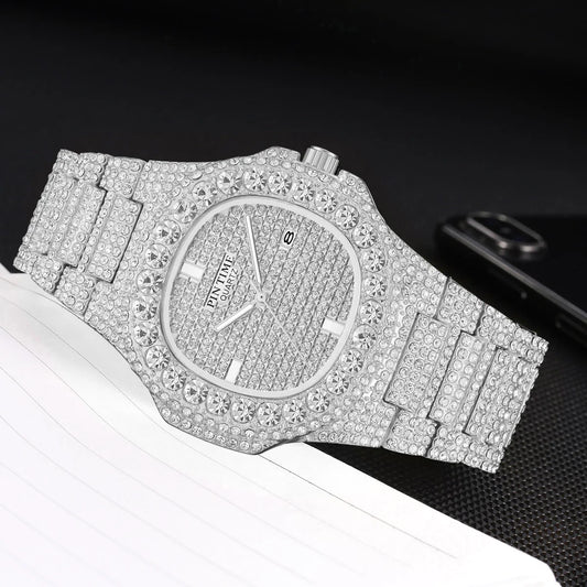 PINTIME Diamond Iced Watch