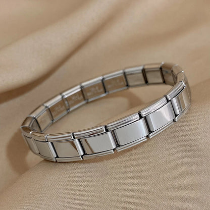 Square Tightness Elastic Stainless Steel Bracelet for Women