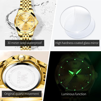 Fashion Golden Watch For Women