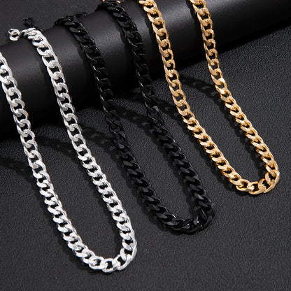 Simple Cuban Chain Necklace for Men