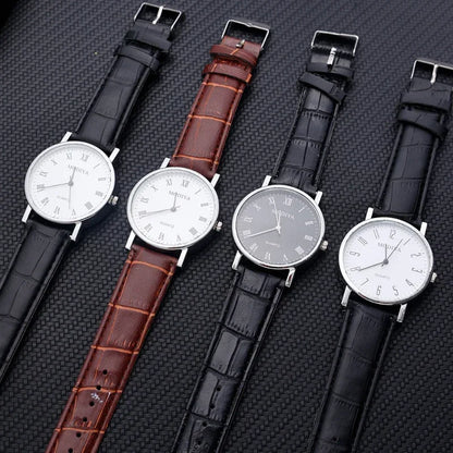 Business Leather Strap WristWatch for Men