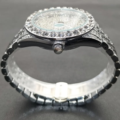 MISSFOX Luxury Diamond Watch For Men