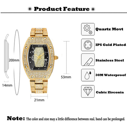 Gold and Silver Luxury Watch for Men